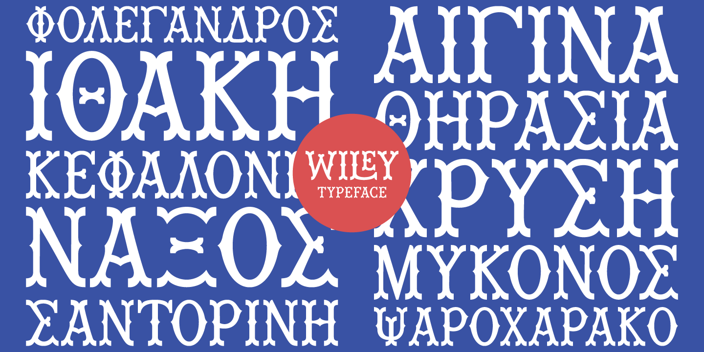 Beispiel einer Wiley-Schriftart #6